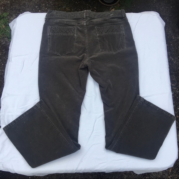 Old Navy Gray Corduroy Pants 12 R - Picture 2 of 7